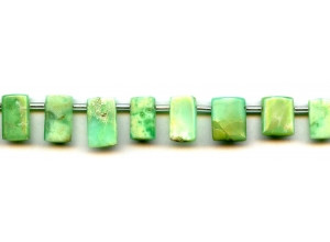 Chrysoprase 7-18x Flat Rectangle Drop