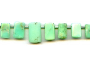 Chrysoprase 7-20x Flat Rectangle Drop