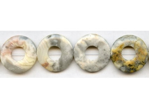 Crazy Lace Agate 25mm Donut