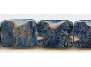 Dumortierite 30x40 Waved Flat Rectangle