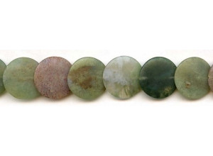 Fancy Jasper 20mm Lentil