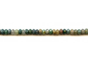 Fancy Jasper 6mm Faceted Rondell