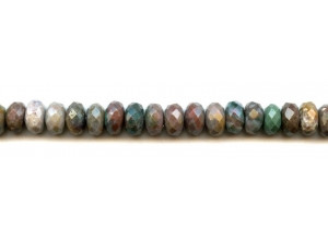 Fancy Jasper 10mm Faceted Rondell