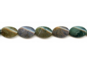 Fancy Jasper 13x20 Twisted Flat Oval