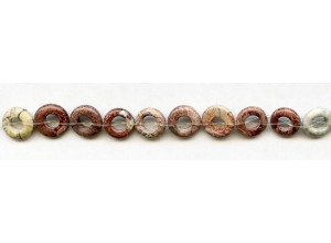 Flower Jasper 10mm Undrilled Donut