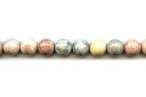 Flower Jasper 12mm Round