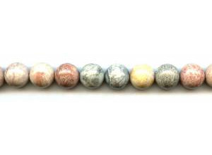 Flower Jasper 12mm Round