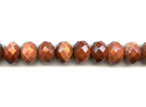 Goldstone 16mm Faceted Rondell