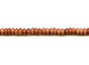 Goldstone 8mm Abacus Rondell