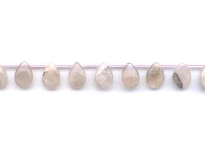 Pink Moonstone 9x13 Flat Pear Drop