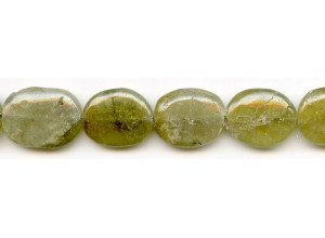 Green Garnet 17-19x Flat Oval