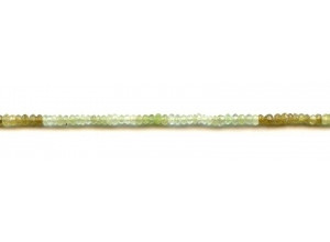 Green Garnet 3-3.5mm Faceted Rondell