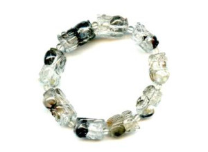 Lodalite 13-16mm Carved Pichiu Bracelet