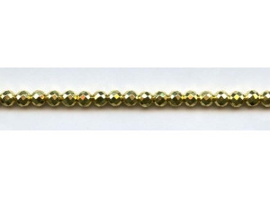 Hematine 6mm Faceted Round