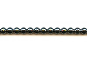 Hematine 8mm Faceted Round