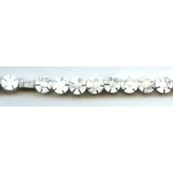 White Howlite 10mm Flower