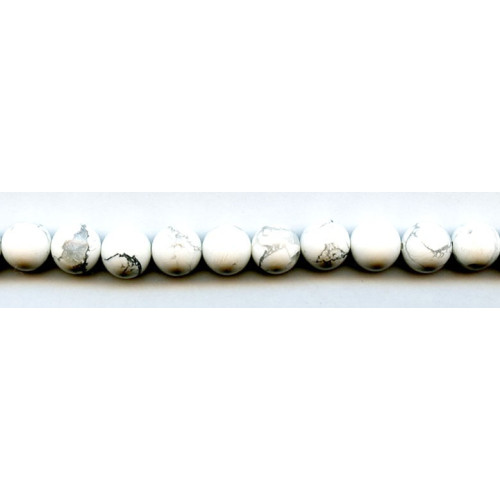 169-1051 White Howlite <br>10mm Round