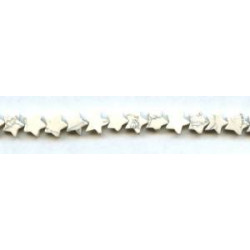 White Howlite 9mm Star