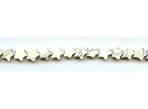 White Howlite 9mm Star