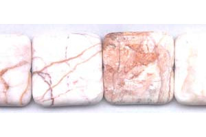 Red Howlite 35x35 Flat Square