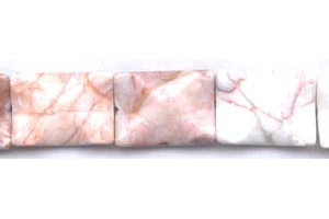 Red Howlite 22x30 Waved Flat Rectangle