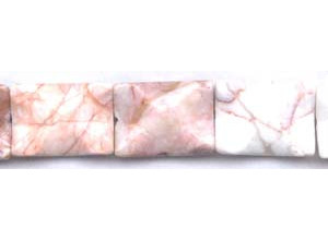 Red Howlite 22x30 Waved Flat Rectangle