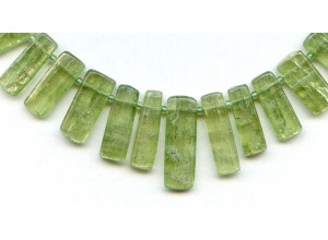 Green Kyanite 11-28x Rectangle Drop