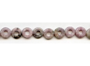 Lapidolite 12mm Undrilled Donut