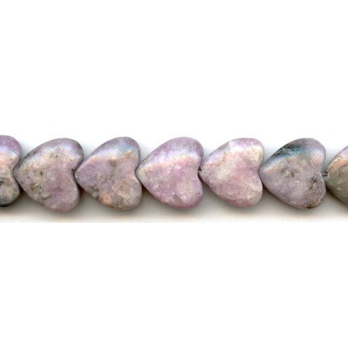 173-1140 Lepidolite <br>20mm Heart