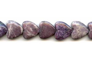 Lepidolite 20mm Heart