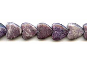 Lepidolite 20mm Heart