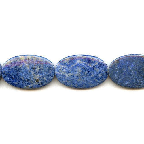 174-1248 Natural Lapis <br>23x37 Flat Oval