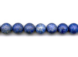 Matte Lapis 14-15mm Round