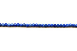 Natural Lapis 4mm Round