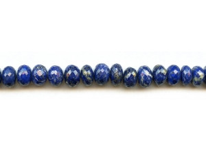 Natural Lapis 9-10mm Faceted Rondell