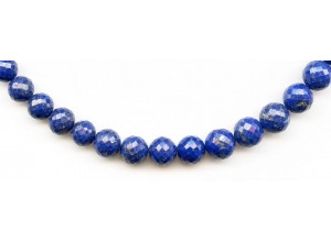 Lapis 7.5-9mm Faceted Round