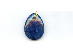 Natural Lapis 36x28 Pendant