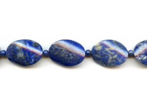 Natural Lapis 18x25 Twist Flat Oval