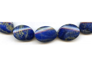 Natural Lapis 18x25 Twist Flat Oval