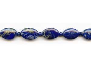 Natural Lapis 10-13mm Flat Oval