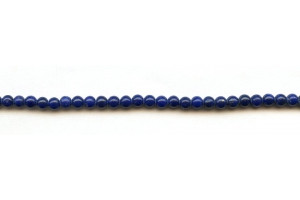 Natural Lapis 4mm Round