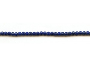 Natural Lapis 4mm Round