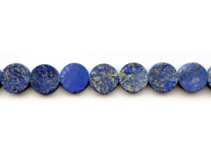 Matte Natural Lapis 14mm Dime