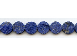 Matte Natural Lapis 16mm Dime