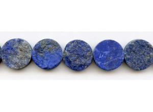 Matte Natural Lapis 20mm Dime