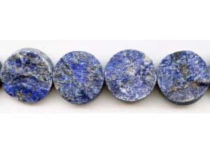 Matte Natural Lapis 25mm Dime