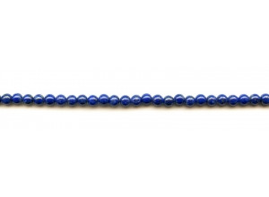 Natural Lapis 4mm Round