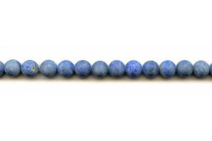 Matte Natural Lapis 8mm Round