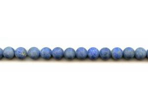 Matte Natural Lapis 8mm Round