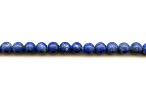 Matte Natural Lapis 8mm Round